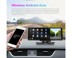 10.26 inch Portable Carplay Screen with Adjustable 4K Front 1080P Rear Camera, 64G TF Card, Carplay Screen for car