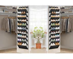 Fit 20 Pairs Over the Door Shoe Organizer for Closet with Large Deep Pockets 10 Tier Shoe Holder Hanging Boots Storage