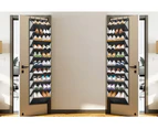 Fit 20 Pairs Over the Door Shoe Organizer for Closet with Large Deep Pockets 10 Tier Shoe Holder Hanging Boots Storage