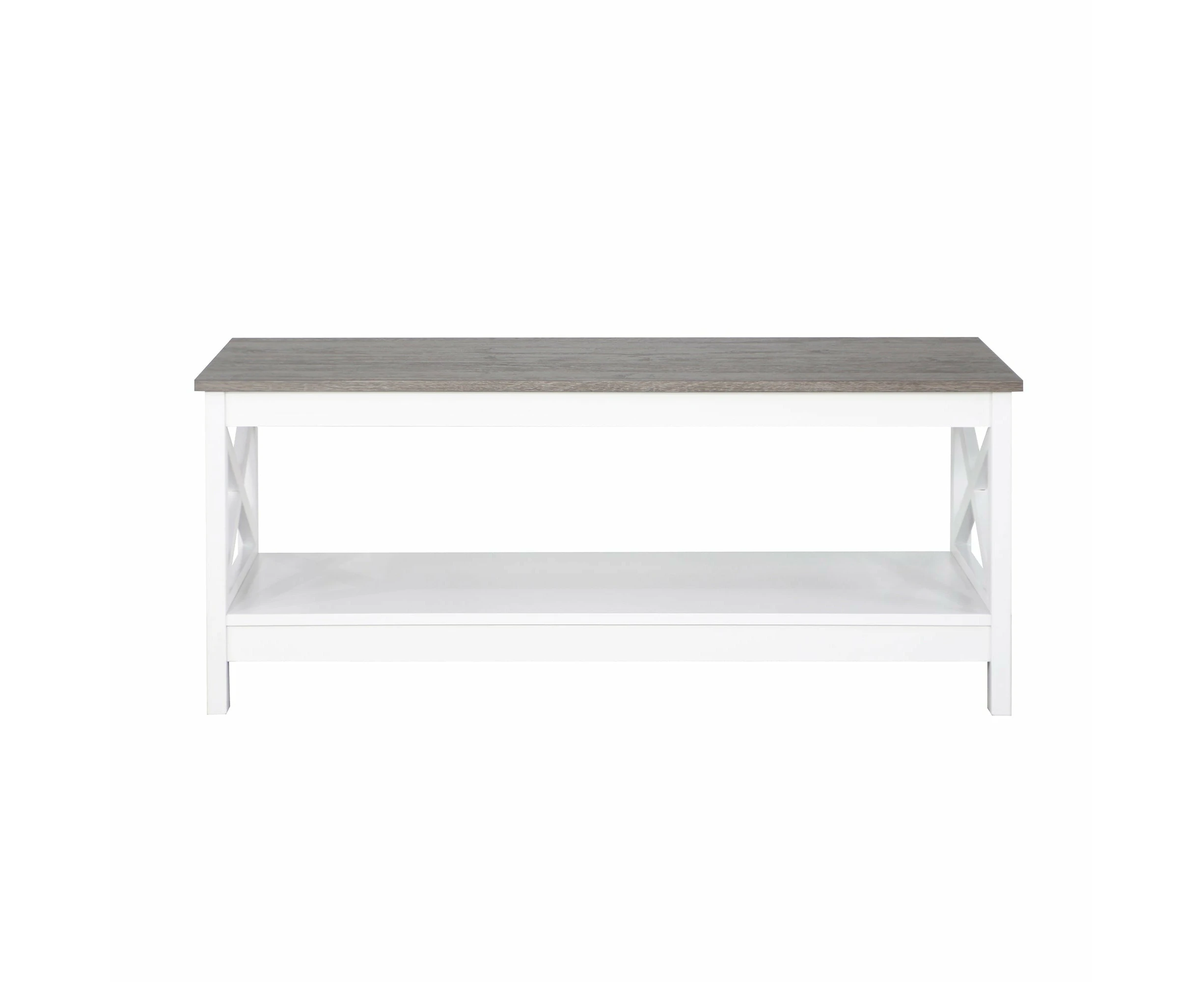 Coastal Coffee Table in White and Grey