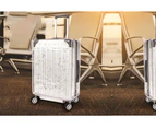 Suitcase Cover Luggage Cover Clear PVC Suitcase Sleeve Protectors Waterproof Dustproof Anti-Scratch Transparent Cover