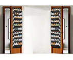 2pcs Fit 20 Pairs Over the Door Shoe Organizer for Closet with Large Deep Pockets 10 Tier Shoe Holder Hanging Boots Storage