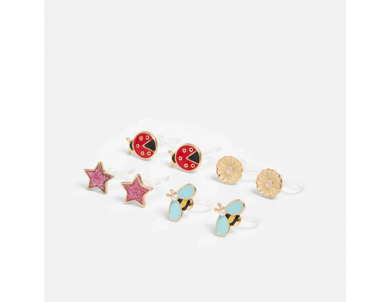 Target Kids Butterfly Clip On Earrings Pack