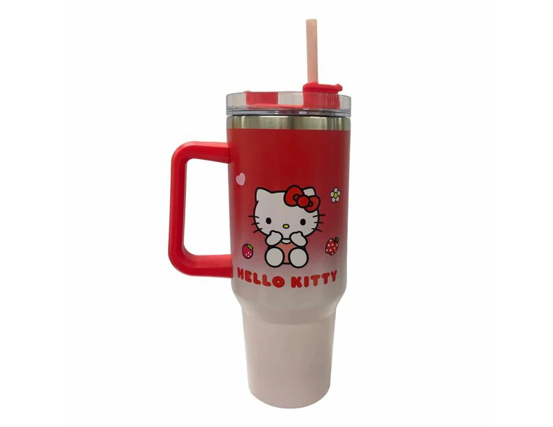 1.18L Pink Hello Kitty Stainless Steel Rambler Tumbler