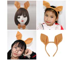 Kangaroos Costume Kangaroos Ear Headbands Tail Nose Glove for Halloween Party - Four piece set plus