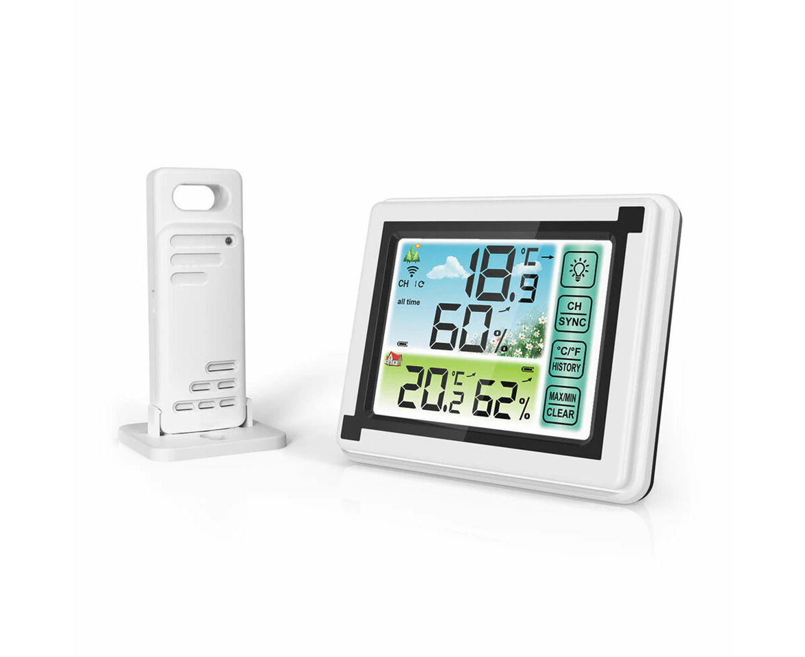 Wireless Weather Station Digital LCD Indoor & Outdoor Hygrometer Thermometer ℉/℃