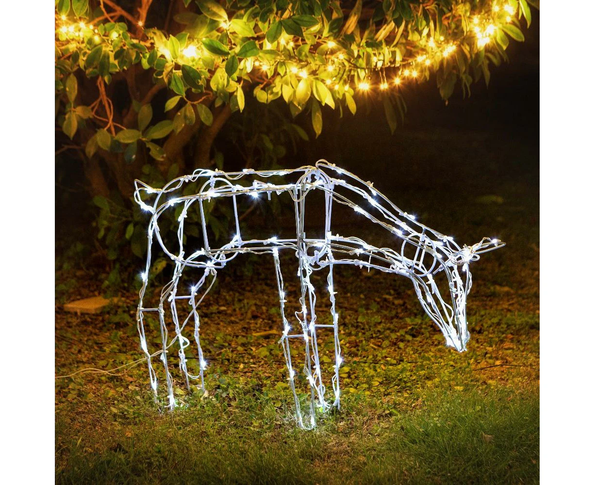 Battery Operated LED Reindeer – 2 Style Options: Feeding and Standing - Feeding