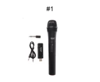 Uhf Usb 3.5mm 6.35mm Microphone Sans Fil Megaphone Mic Portable Avec Récepteur Pour Haut-parleur Karaoké 1pc