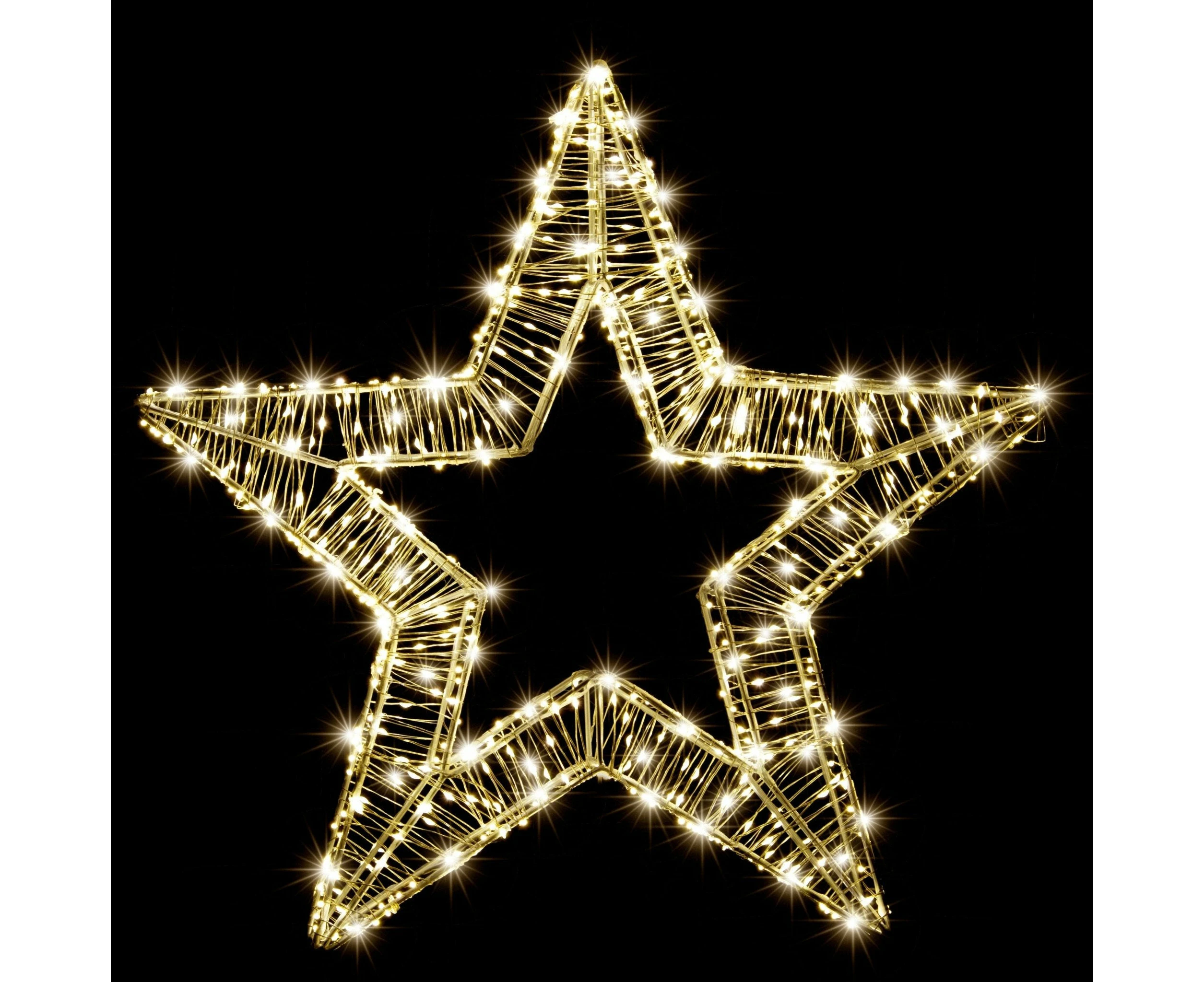 LED Starry Gold 3D Star – 50cm