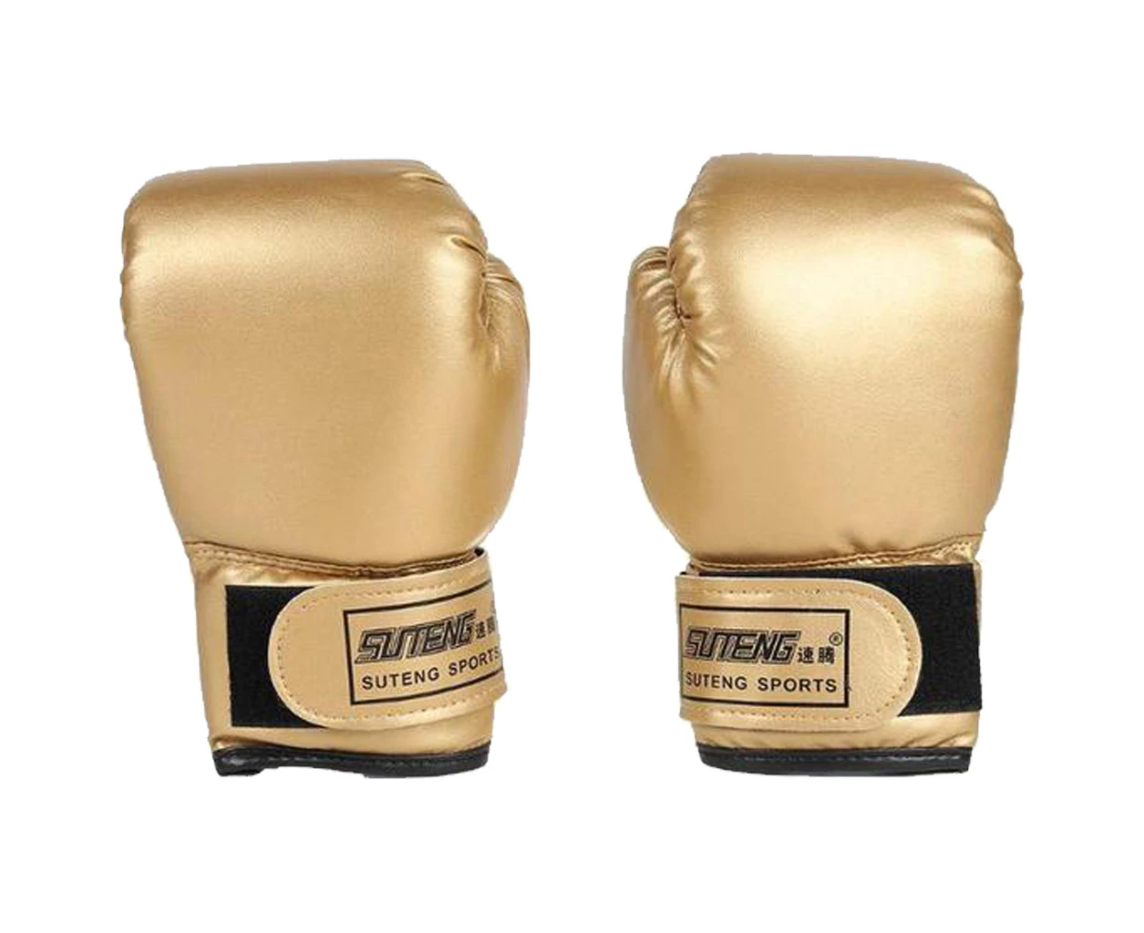 3-10 Years Boxing Gloves Training Gloves Sparring Punching Gloves Welterweight - Golden