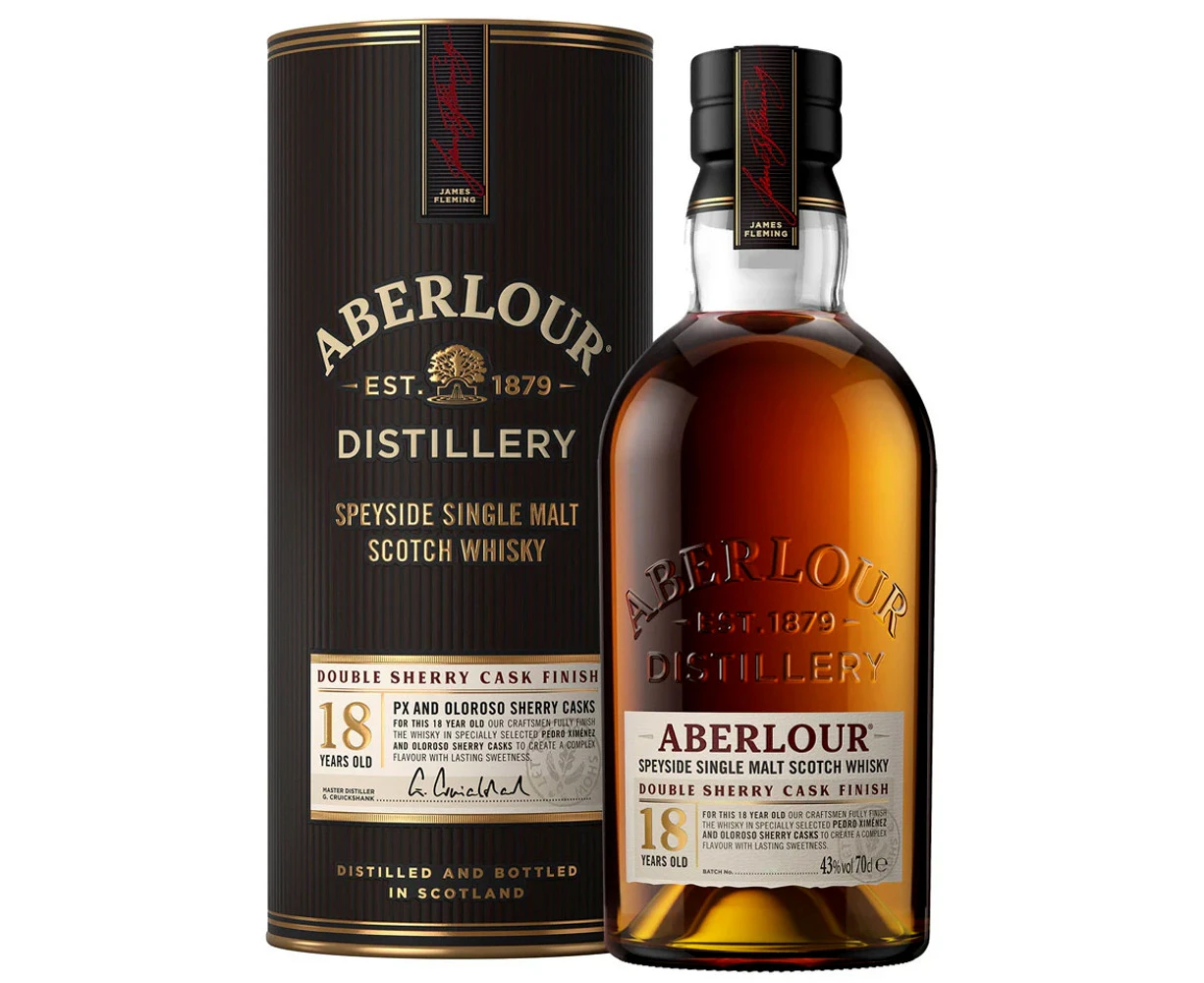 Aberlour 18 Year Old Double Sherry Cask Finish Scotch Whisky 700mL