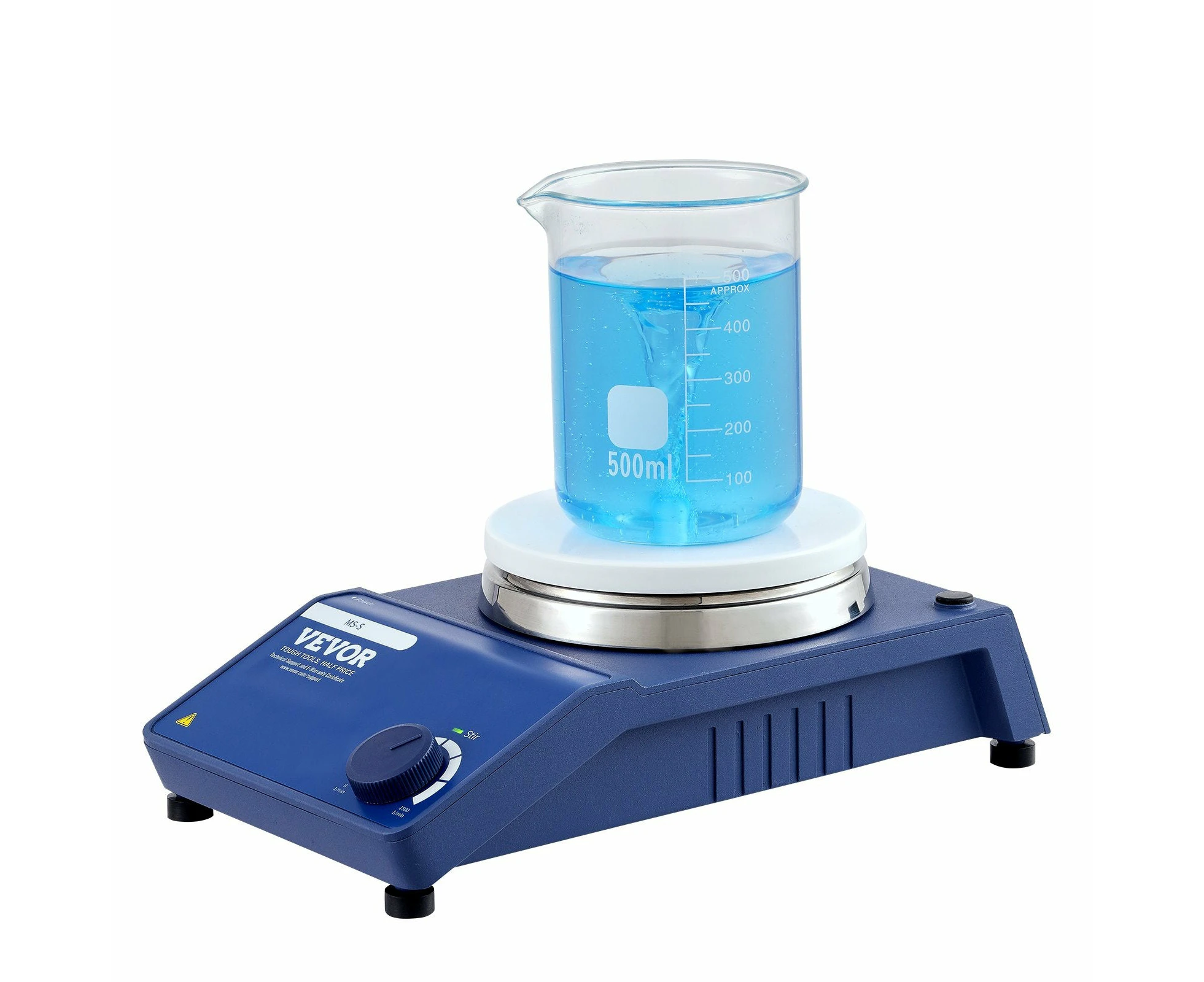 VEVOR Magnetic Stirrer Stir Plate Kit 0-1500 RPM Adjustable Speed Max 22L