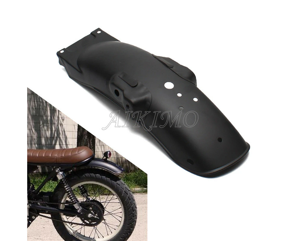 MaxpowerMotorcycle Universal Cafe Racer Rear Retro Metal Fender Mudguard Cover For Honda CG125 GN125 Yamaha Suzuki