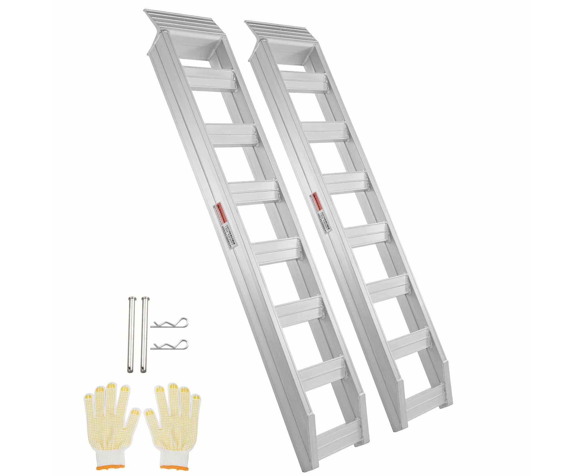 VEVOR Aluminum Ramps, 8810 lbs, Heavy-duty Ramps with Top Hook Attaching End, Universal