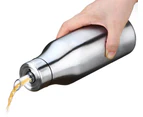 Oil Bottle Stainless Steel Oil And Vinegar Dispenser 750Ml Oil Container Spill-Proof Oil Bottle