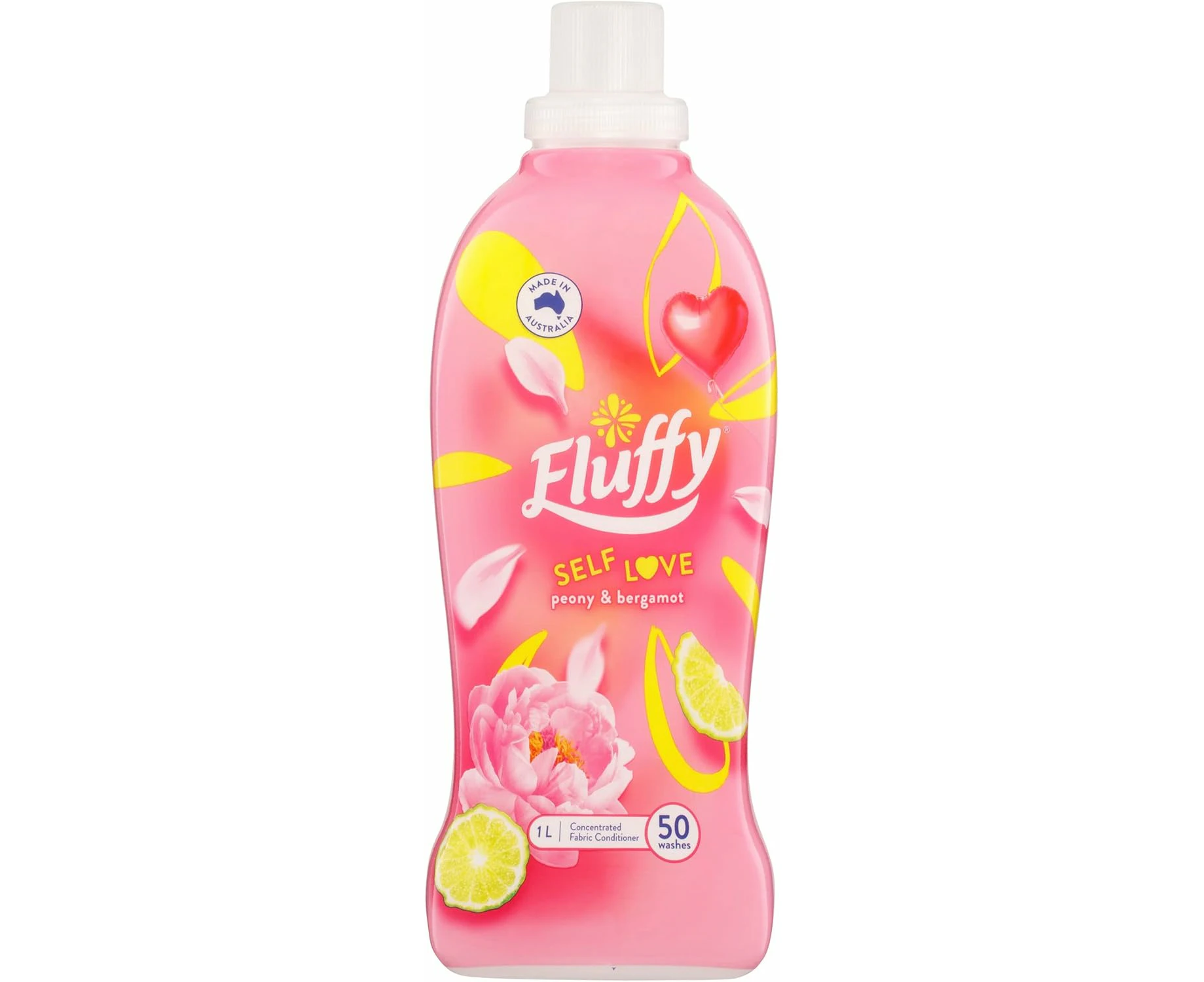 Fluffy Self Love Peony Bergamot Concentrated Fabric Conditioner 1L