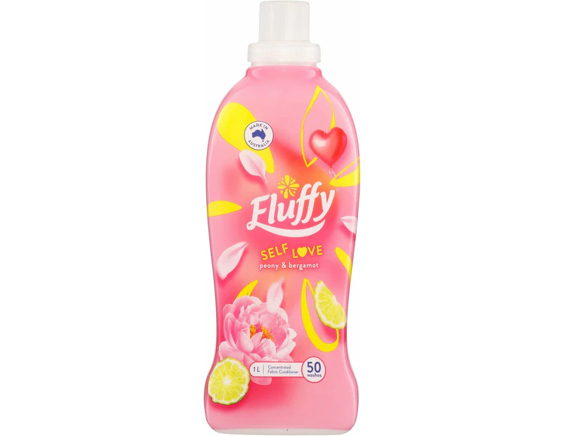 Fluffy Self Love Peony Bergamot Concentrated Fabric Conditioner 1L