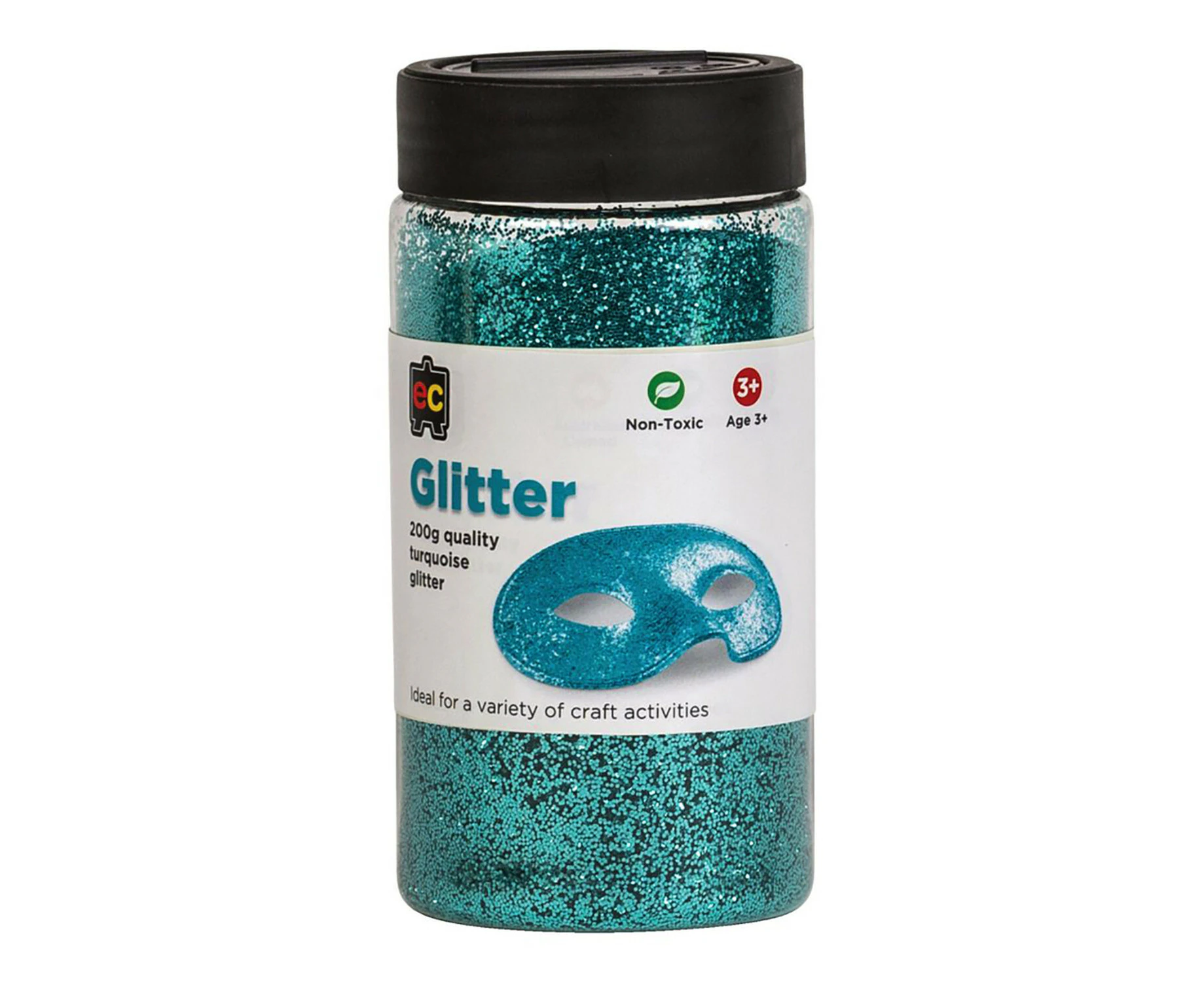 Educational Colours Glitter 200g Turquoise - Excellent Condition