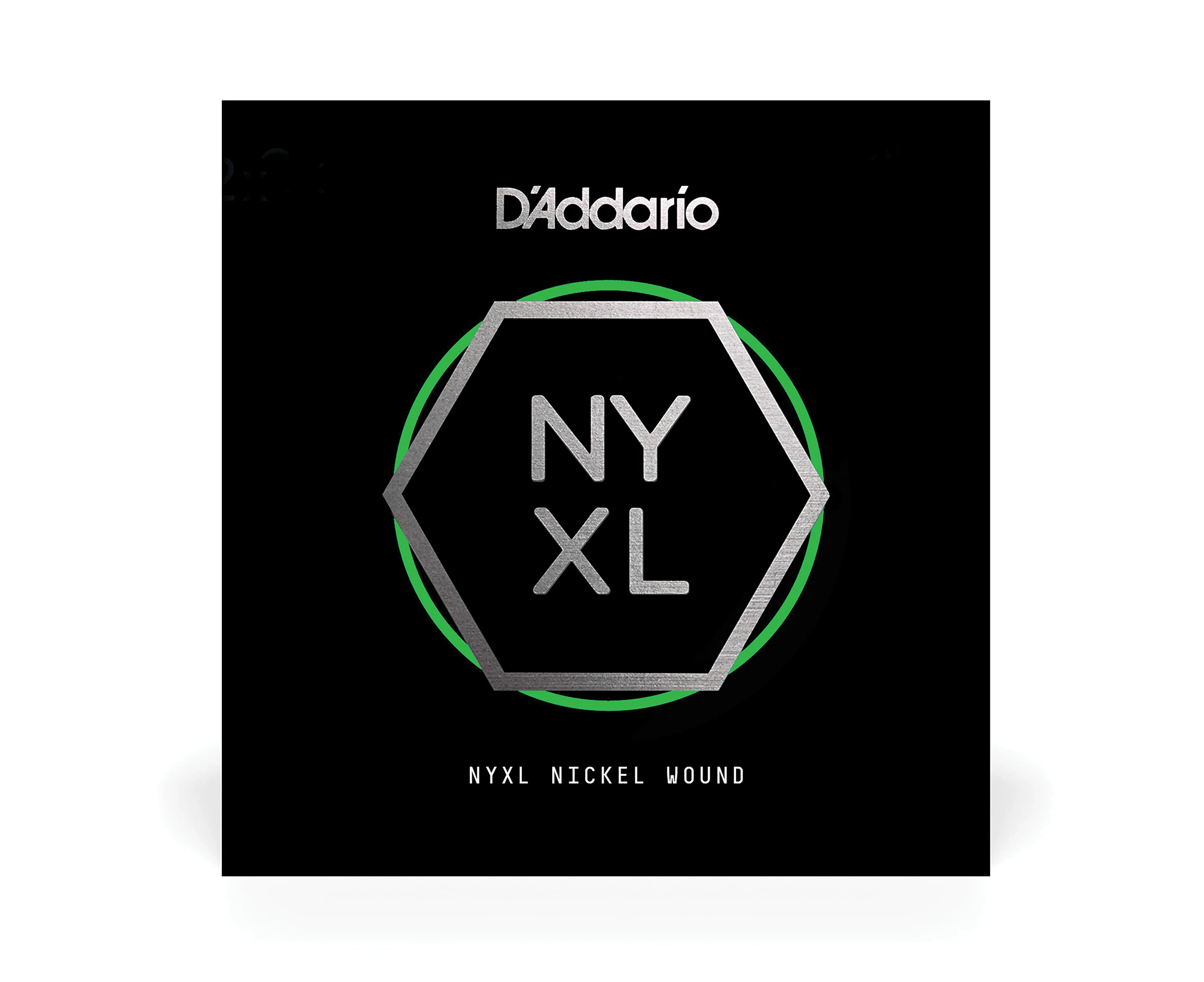 D'Addario NYXL Nickel Wound Electric Guitar Single String.026