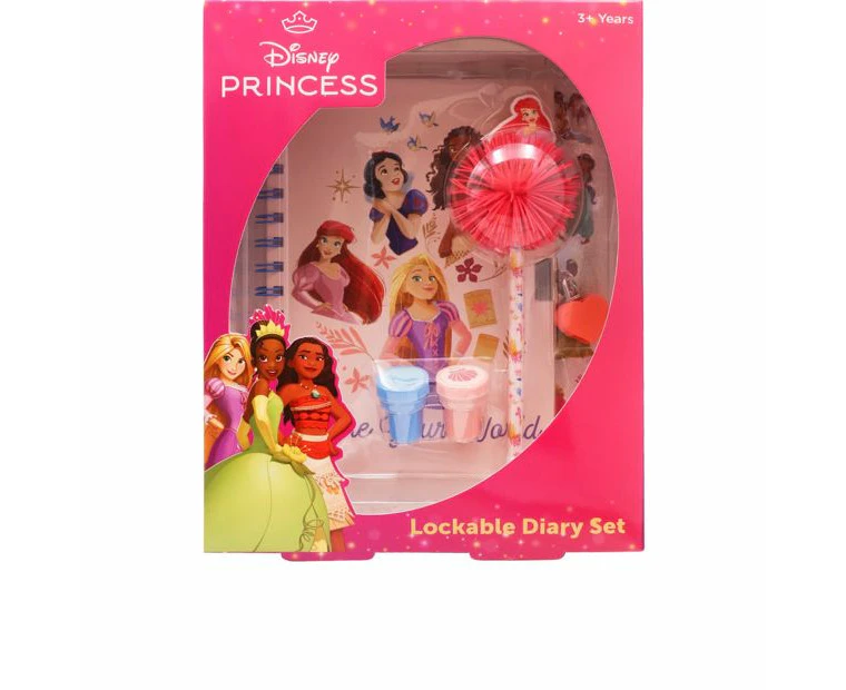 Disney Princesses Lockable Diary