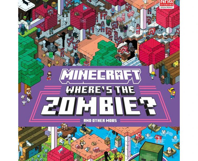 Minecraft Where's the Zombie? And Other Mobs - Book