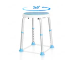 Altus Adjustable Swivel Shower tool Seat Bench with Anti-Slip Rubber Tips for Safety and Stability