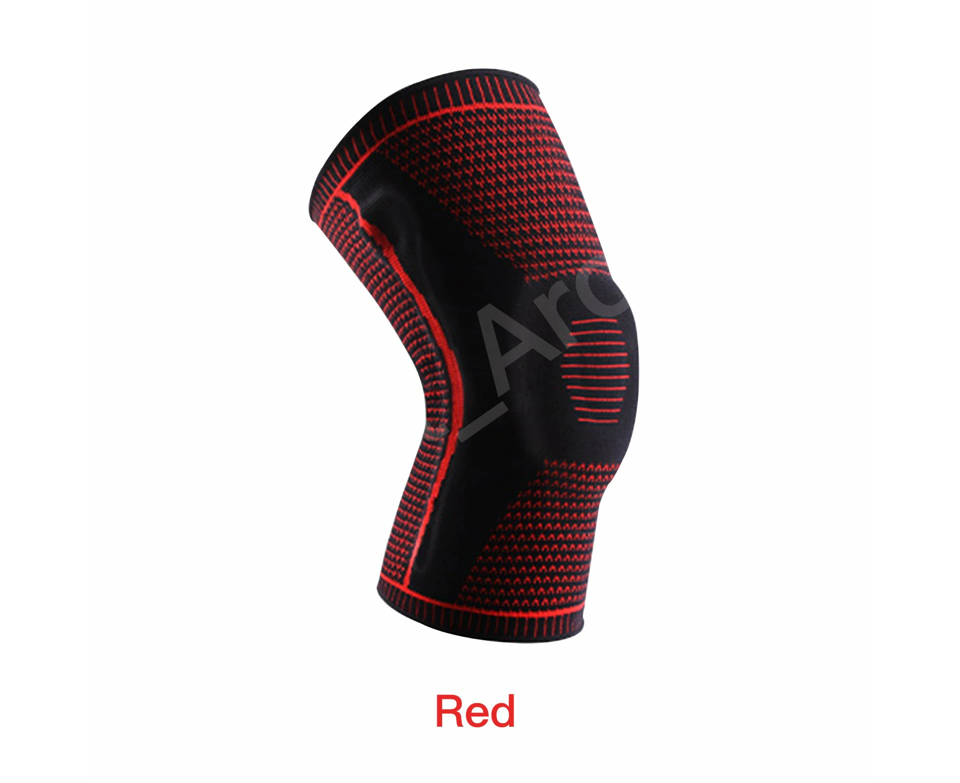 Winter Compression Knee Support Brace Protector Single Pack - Red