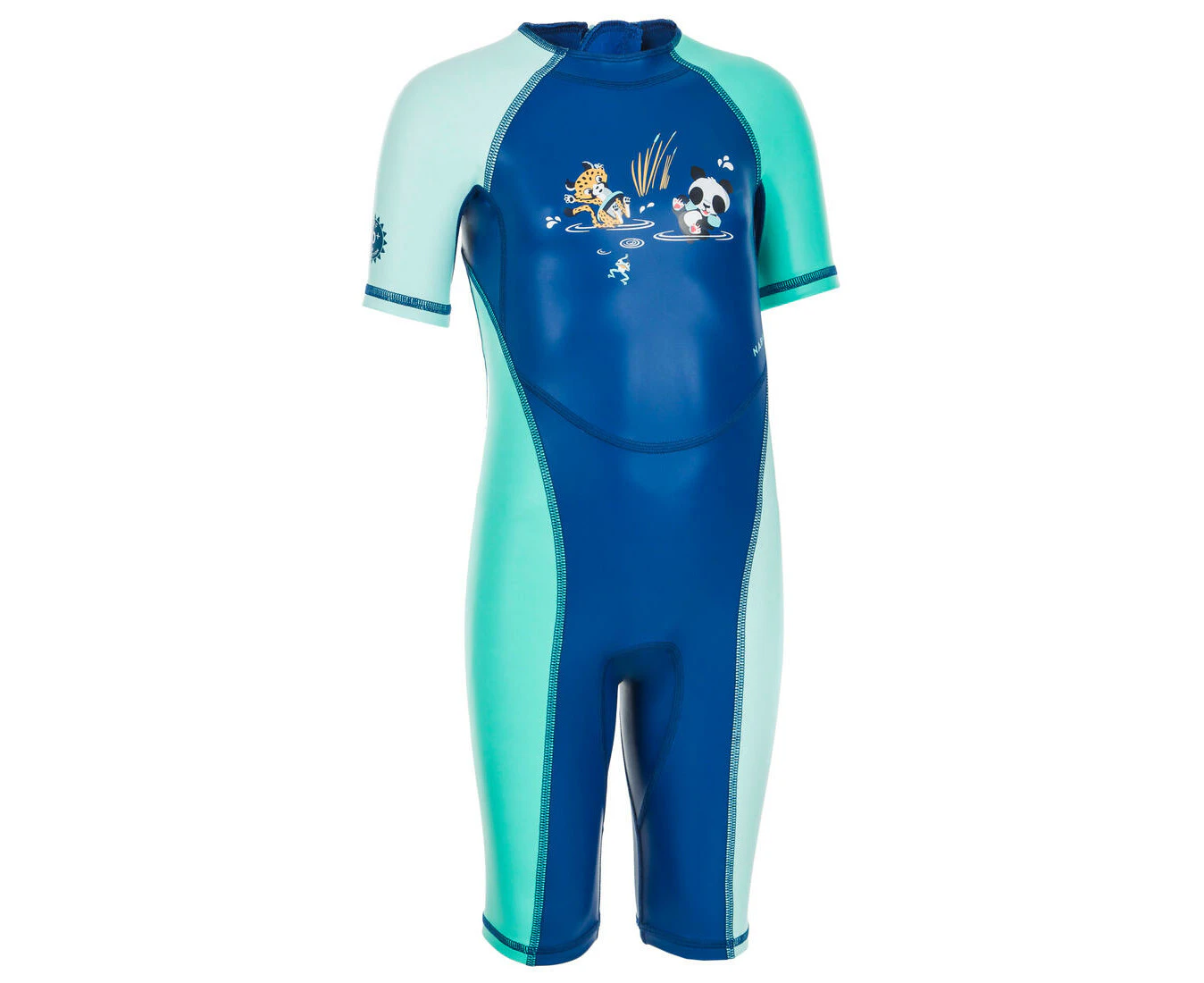 DECATHLON NABAIJI Baby Girl's Wetsuit UV Protection - Deep Blue, 8539826