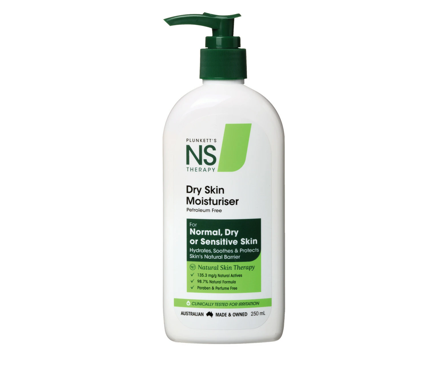 Plunkett's NS Dry Skin Moisturiser 250mL