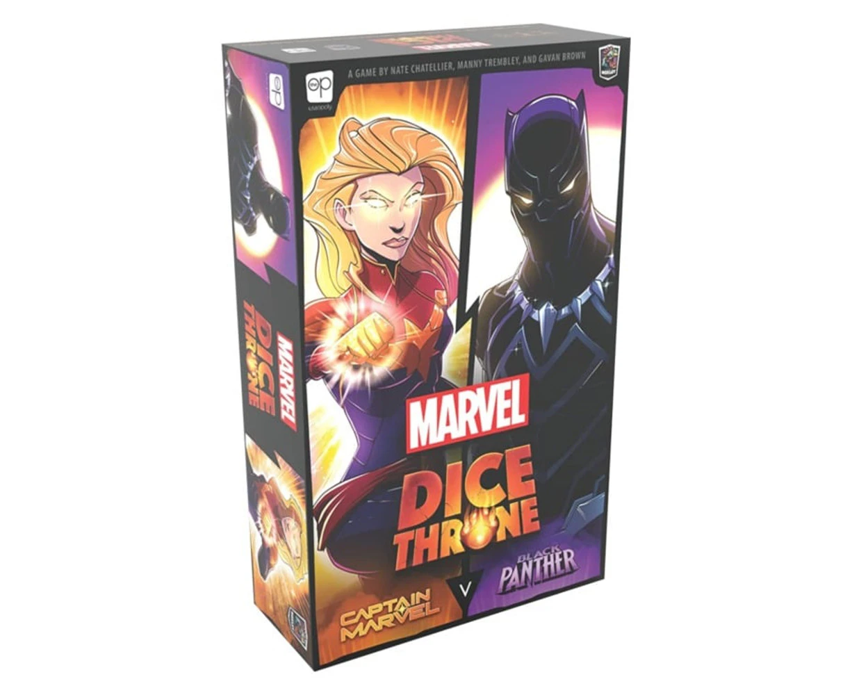 Dice Throne Marvel 2-Hero Box Captain Marvel and Black Panther