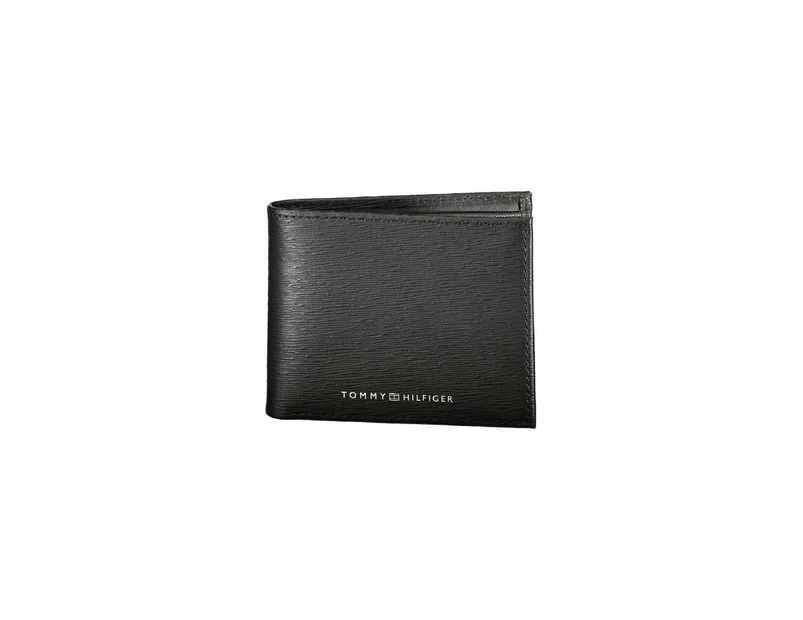 Plain Leather Wallet in Black