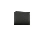 Plain Leather Wallet in Black