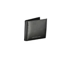 Plain Leather Wallet in Black