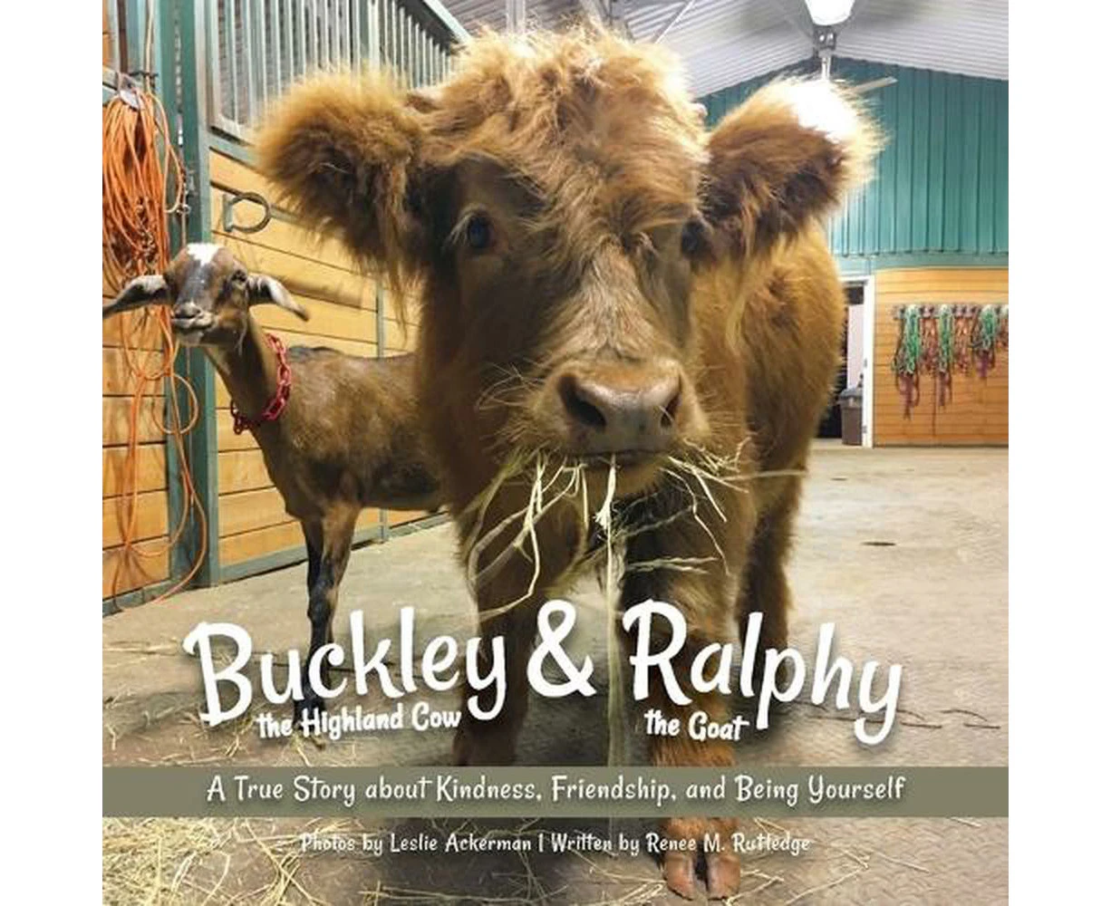 Buckley the Highland Cow and Ralphy the Goat