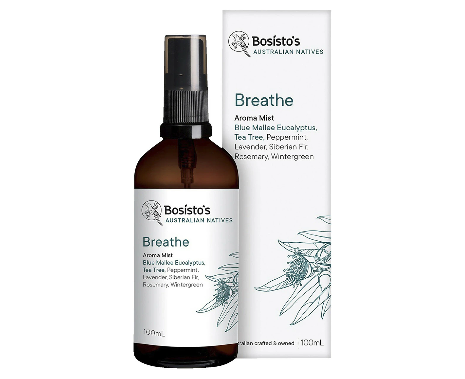 Bosisto's Australian Natives Breathe Aroma Mist 100mL