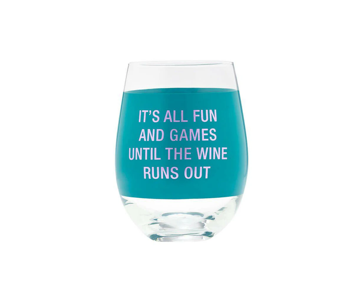 Wine Runs Out Wine Glass