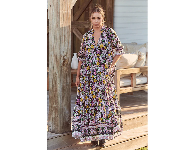 JAASE Firefly Print Tillie Maxi Dress