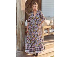 JAASE Firefly Print Tillie Maxi Dress