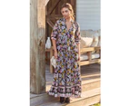 JAASE Firefly Print Tillie Maxi Dress