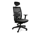 Desky Elite Ergonomic Chair with Headrest - Fully Adjustable Mesh Office Chair