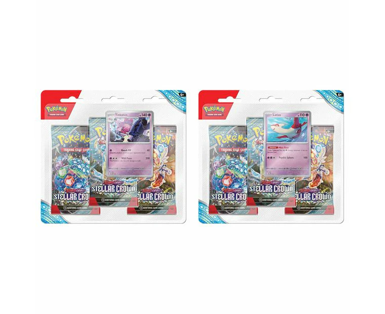 Pokemon TCG: Scarlet & Violet—Stellar Crown Three-Booster Blister - Assorted*