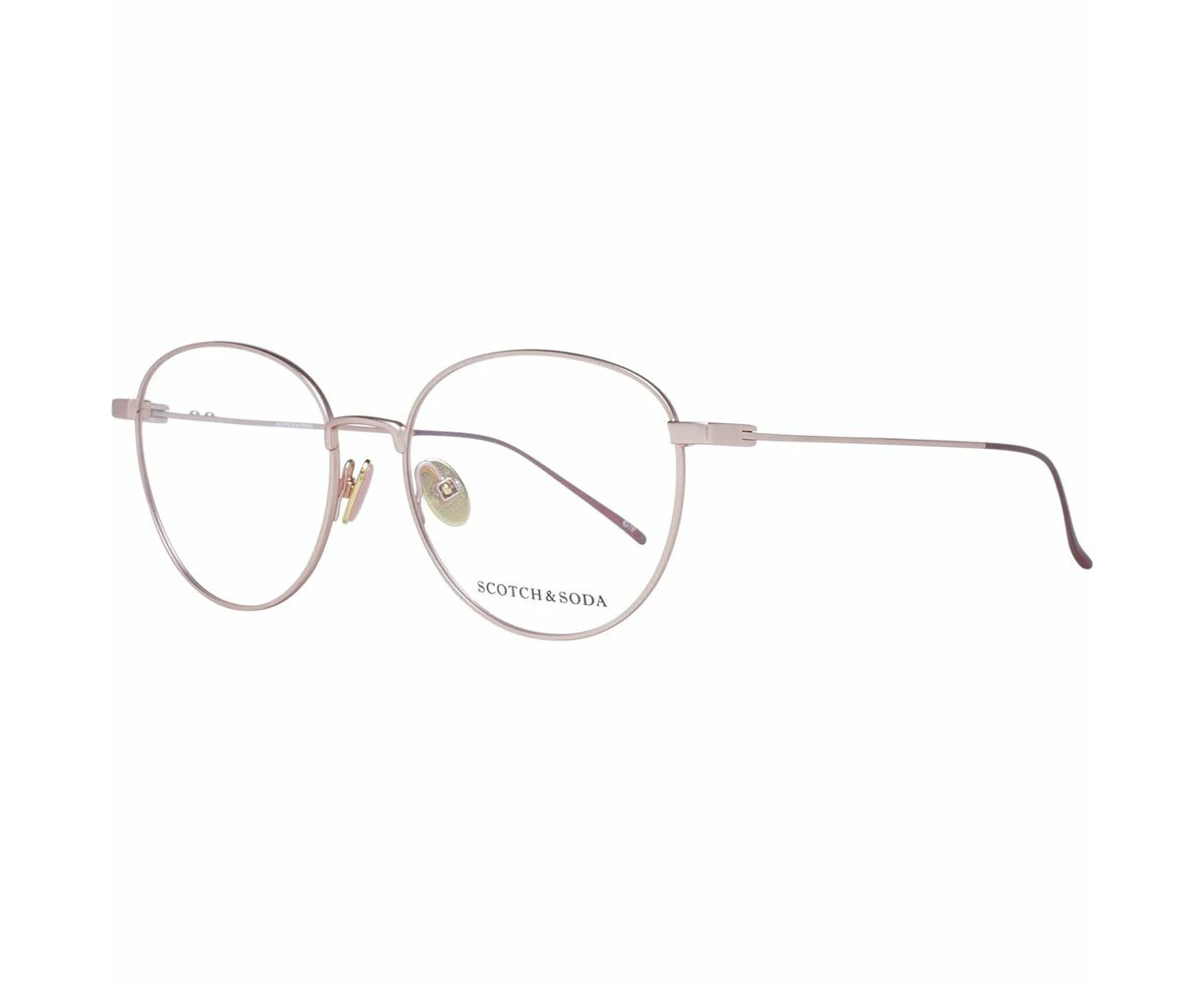 Copper Round Metal Frame Glasses with Plastic Demo Lenses. - Copper