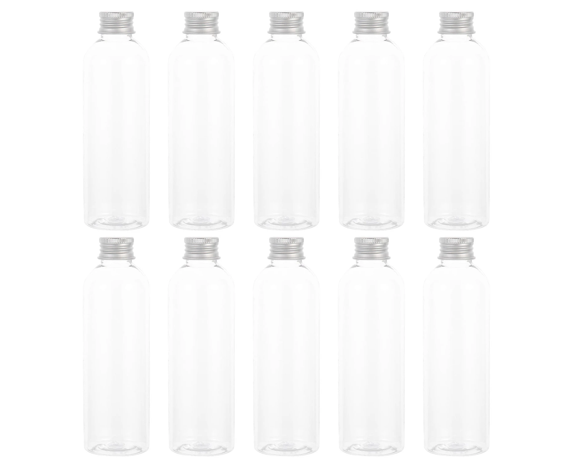 10 Pcs Drink Bottle Portable Clear Bottles Household Plastic Juice Drinks Empty Milk Reusable