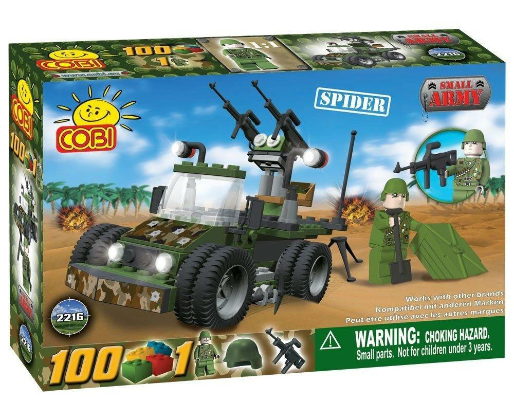 Small Army - 100 Piece Vehicle Spider