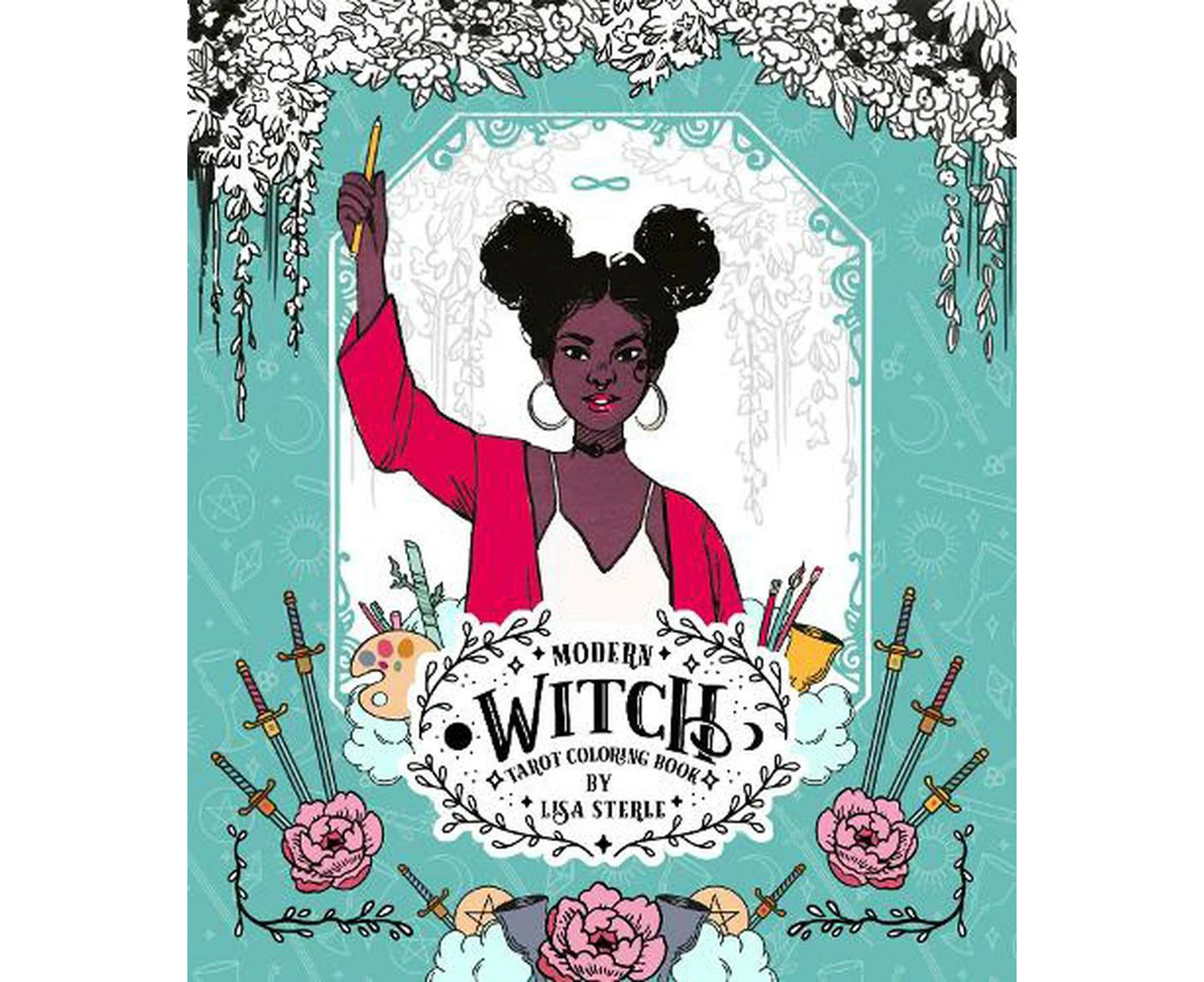 Modern Witch Tarot Coloring Book