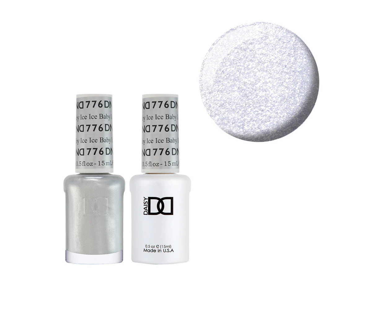 DND 776 Ice Ice Baby - Daisy Collection Nail Gel & Lacquer Polish Duo 15ml