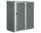 Garden Shed Grey 180.5x97x209.5 cm Galvanised Steel