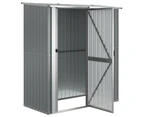 Garden Shed Grey 180.5x97x209.5 cm Galvanised Steel