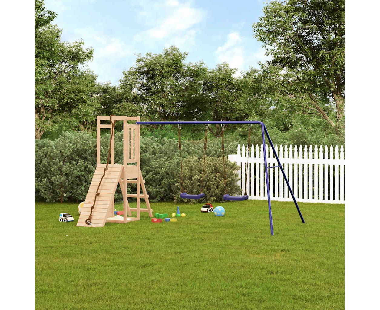 Outdoor Playset Solid Wood Pine