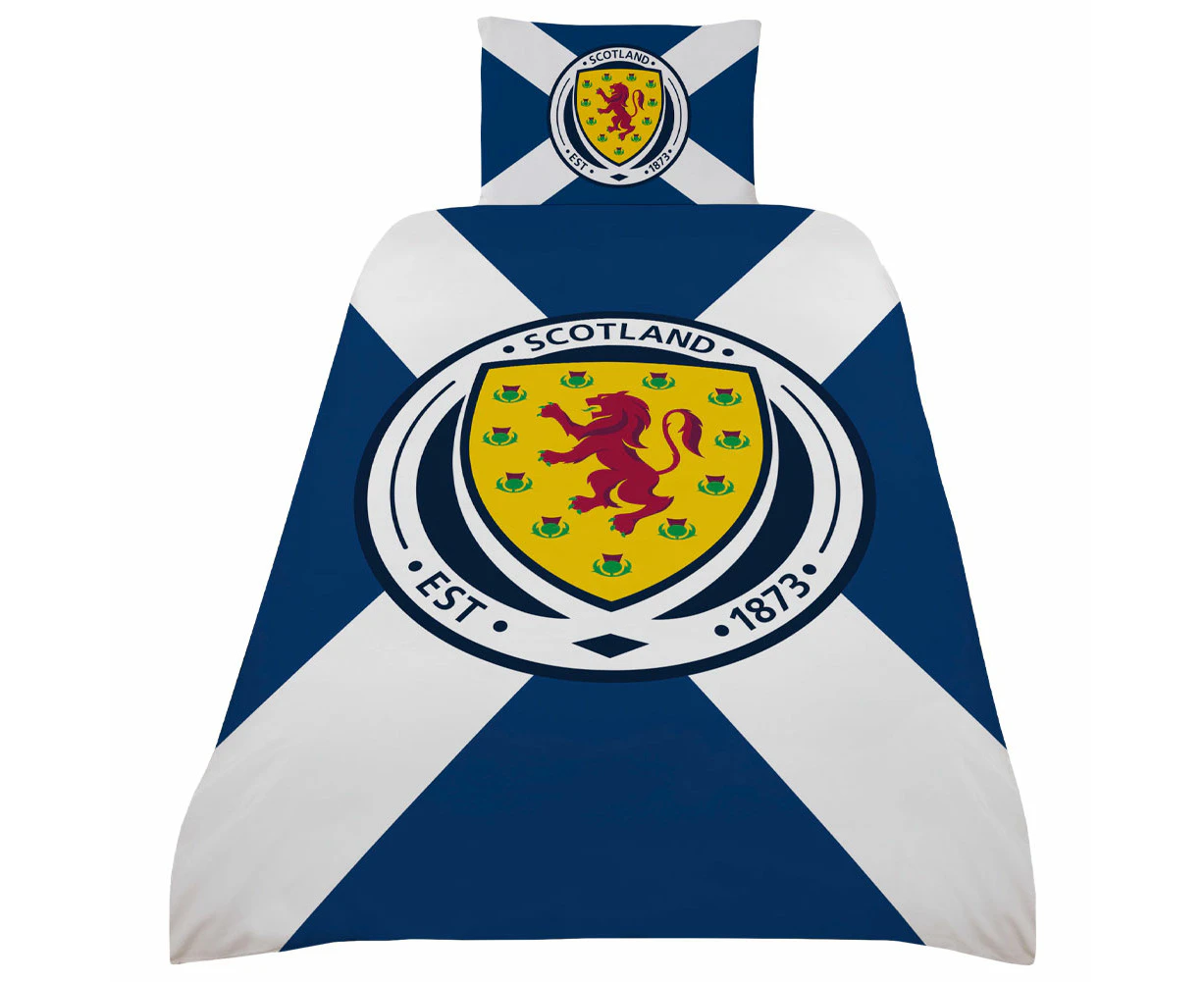 Scottish FA Duvet Set (Navy/White/Yellow) - TA12696